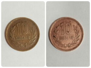 自由研究 10円玉