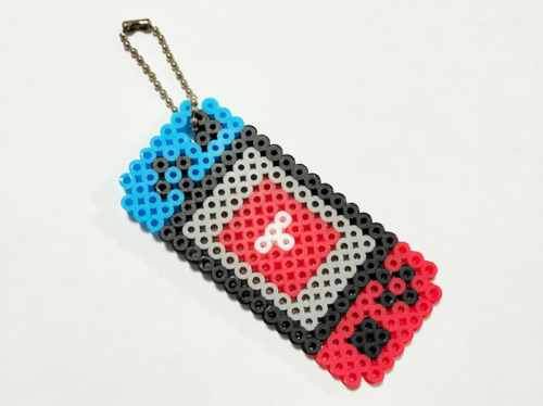 アイロンビーズ　ニンテンドースイッチ　キーホルダー