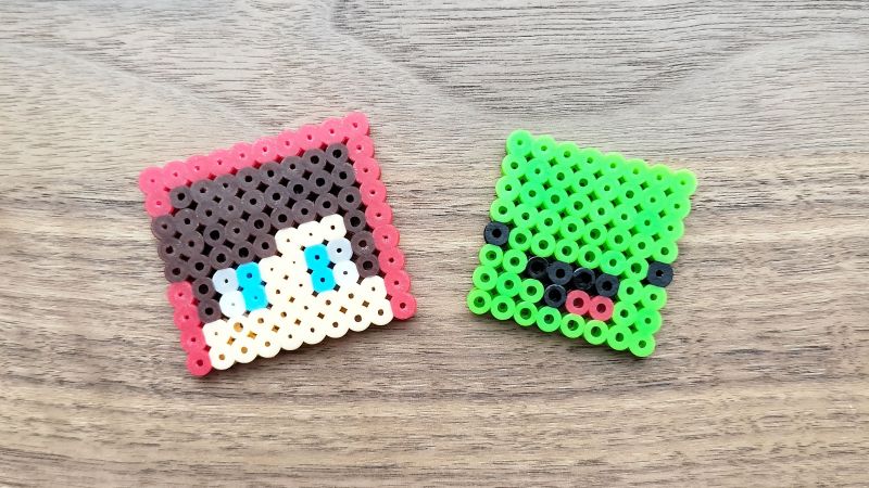 マイクラ実況者　YouTuber　アイロンビーズ　図案　まいぜんシスターズ