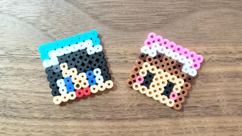 マイクラ実況者　YouTuber　アイロンビーズ　図案　ちろぴの